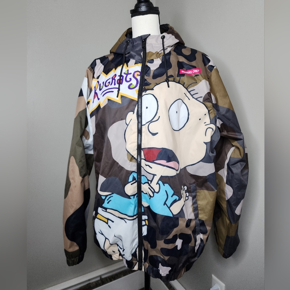 Members Only x Nickelodeon RUGRATS Jacket - size Large
